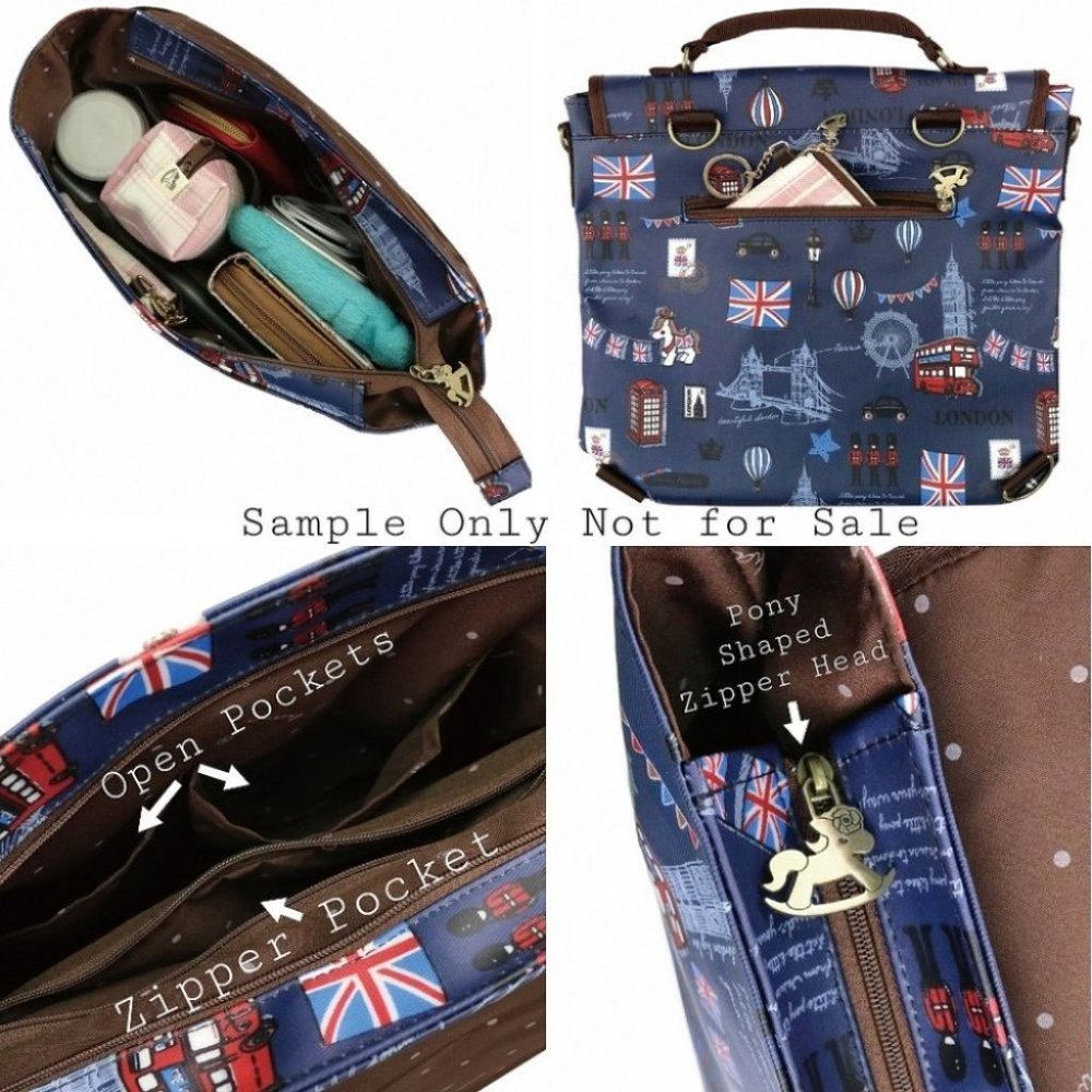 Waterproof Convertibe Handbag Backpack Crossbody Multifunctional Triple Use Bag - Picture 2 of 13